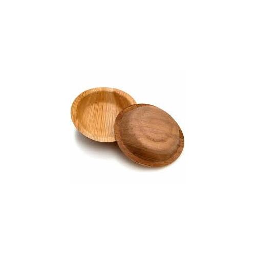 Palm leaf bowl Round 5 Inch- 25 per pack