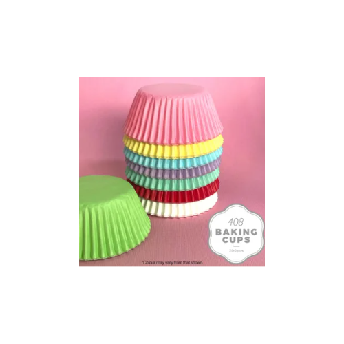 Mixed Pastels Patty Pans #408 High Tea Size -200 Pack