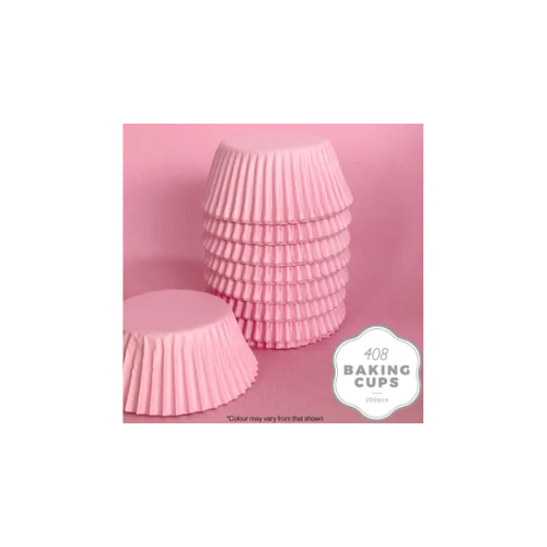 Pastel Pink Patty Pans #408 High Tea Size -200 Pack