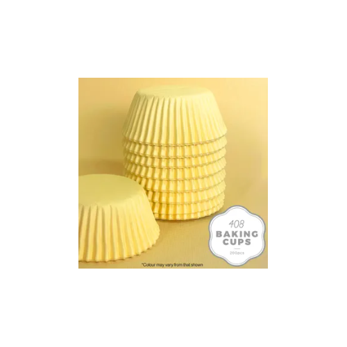 Pastel Lemon Patty Pans #408 High Tea Size -200 Pack
