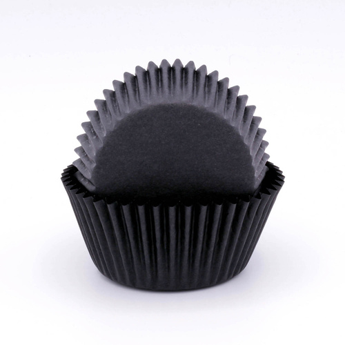 Black Patty Pans #550 Medium Size - Bulk 500 Pack