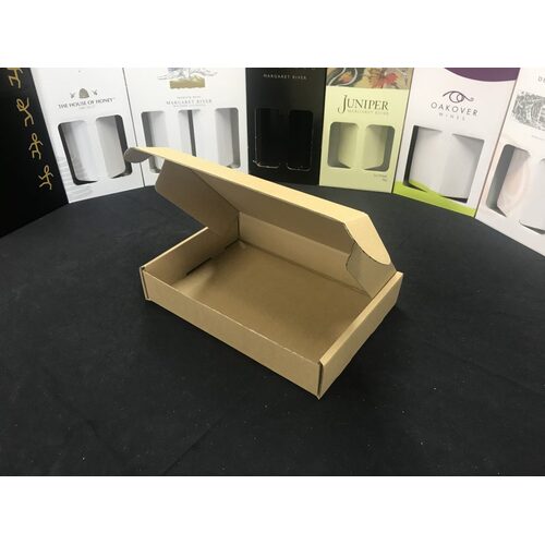 Large Business Card Box Brown- 50/Sleeve
