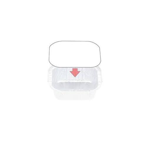 PVC Lid for Small foil container 25/Sleeve TO FIT 320 SQ CONTAINER