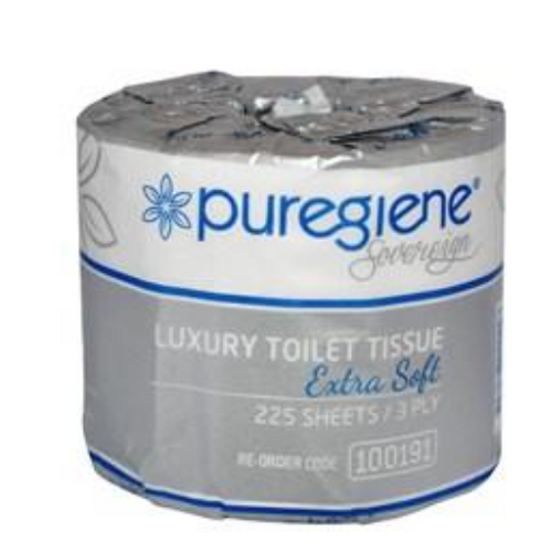 3ply 225 sheets toilet paper rolls - 48 p/ctn