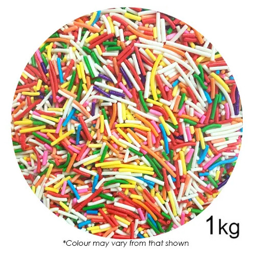 Rainbow Sprinkles Jimmies 1.5 Kg
