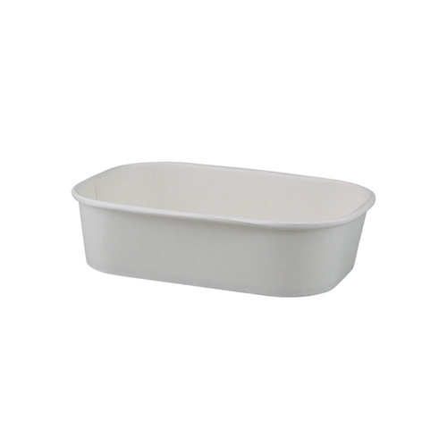 White Rectangular Paper Container - 500ml -50p/sl (6)
