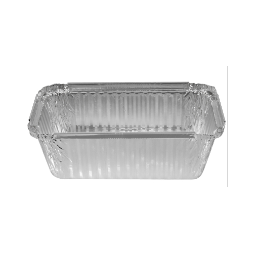 850 ml Medium Rectangular Foil Containers Deep - 100/Sleeve