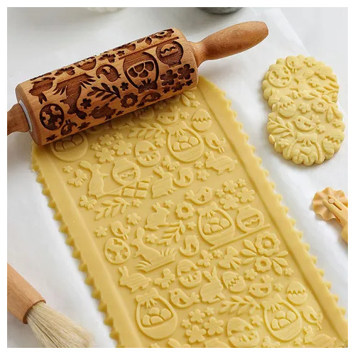 Easter Pattern Rolling Pin 