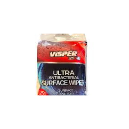 Visper Wet Wipes (Anti-bacterial) - 250 Sheets/Pack 