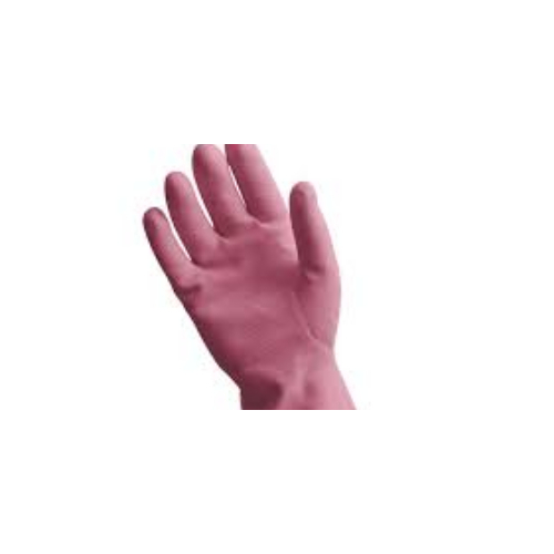 Silverlined Rubber Gloves - Medium- 1 pair