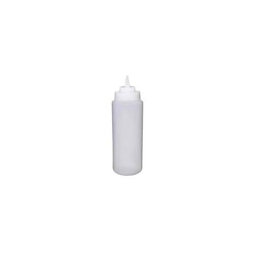 Clear Wide mouth Squeeze Bottle - 1Lt