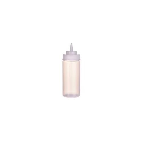 Clear Wide mouth Squeeze Bottle - 480ml 