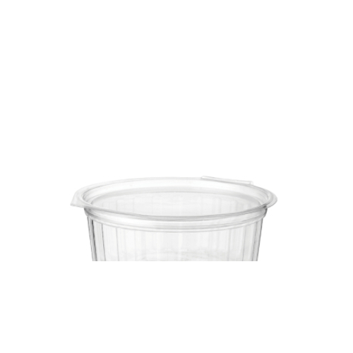Food Bowls Hinged with Flat Lid 8 oz - 50/Sleeve