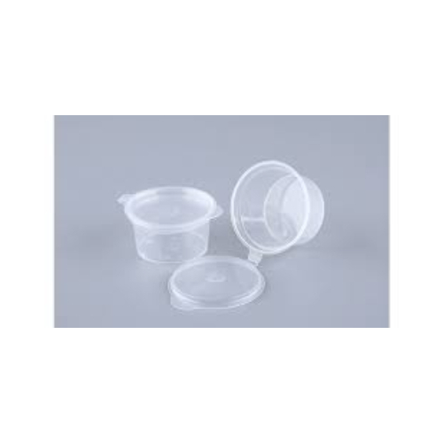 1.5oz (50ml) Sauce cup Hinged lid - Sleeve of 50 (20)