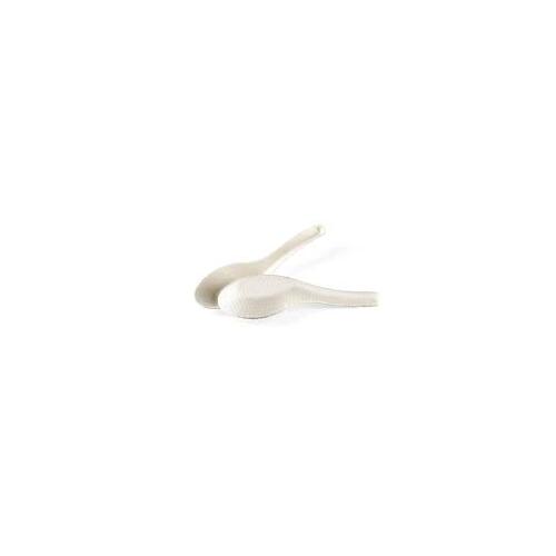  Chinese Soup Spoons Sugarcane -100pk