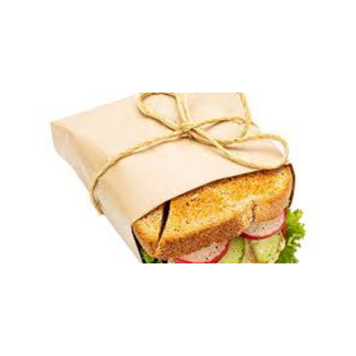 Brown Scan Grease Proof Paper - Cut into 1/8th - 400 sheets/Pack