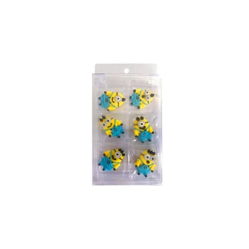 Minions Sugar Decorations 6/pkt