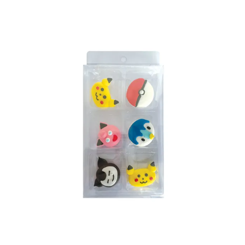 Pokemon Sugar Decorations 6/pkt