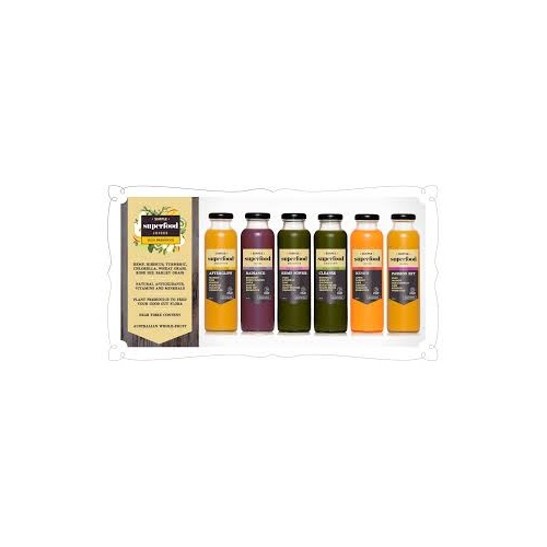 Simple Superfood Juices Prebiotics plus 12 x 330ml Glass bottles