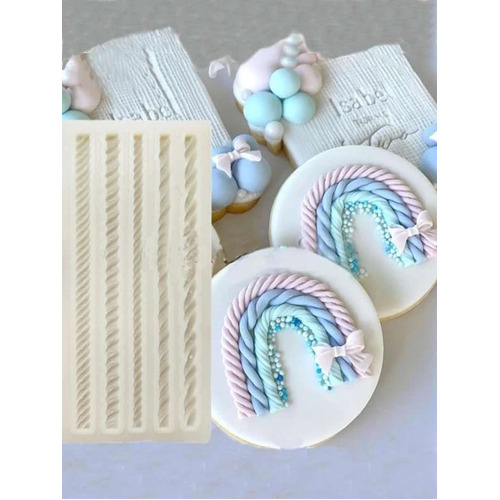 Boho Rope Silicone Mould 5 Rows