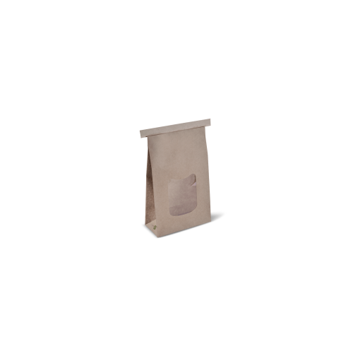 Tin-tie Large Retail Bag with Window-50/Sleeve