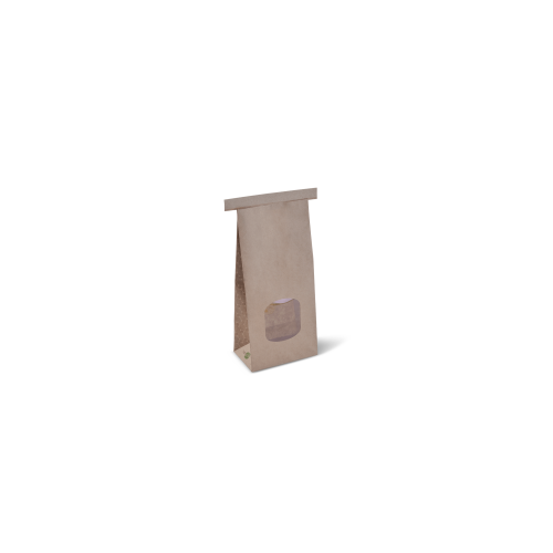 Tin-tie Small Retail Bag with Window -50/Sleeve (10)