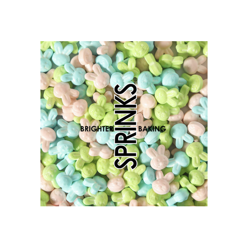 Pastel Easter Bunnies Sprinkles 500g