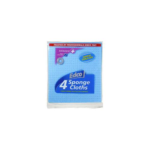 Anti Bacterial Sponge Cloth - Mixed colors 4pk