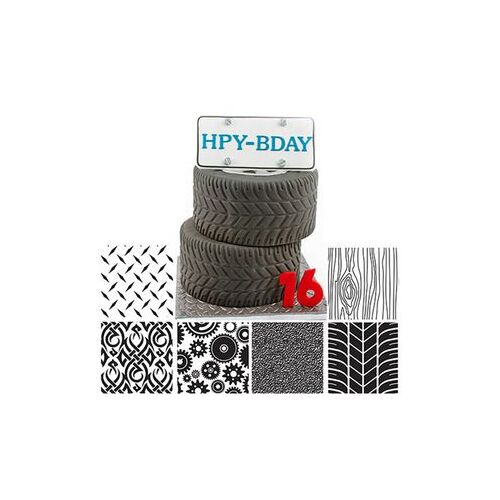 Manly Texture Sheet - set of 6