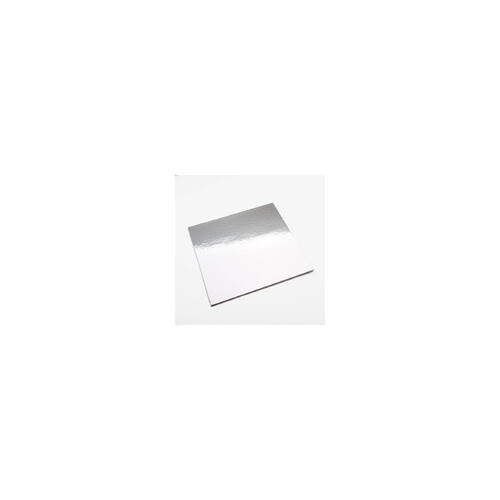 12" Silver Square Standard Cake Boards -Sleeve of 50