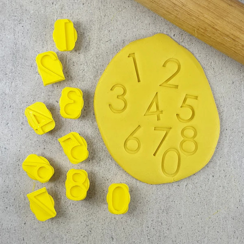 Number Stamp Set - 25mm Tall 