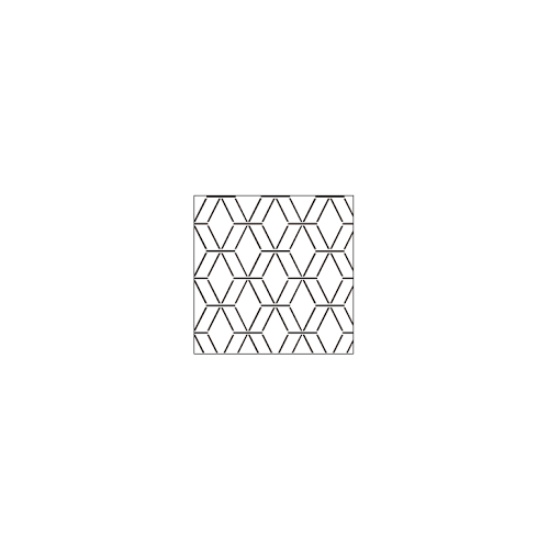 Geometric Cake Stencil #2