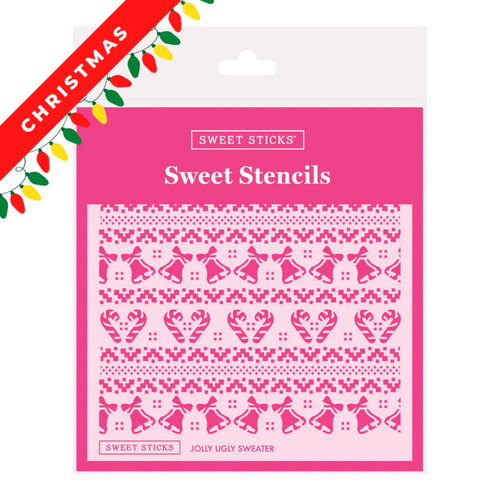 Jolly Ugly Sweater Stencil