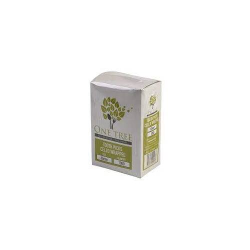 Tooth Picks - Cello Wrapped - 65mm -1000 qty