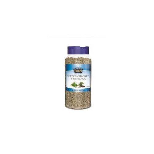Pepper Black Cracked Fine -500g canister