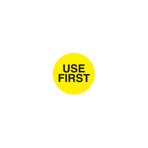 USE FIRST - Labels - 50mm - 500 p/roll