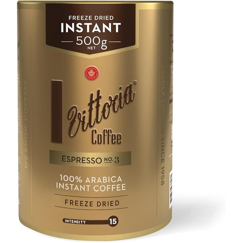 Vittoria Freeze dried Instant Coffee Espresso No.3- 500gm