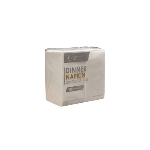  GT Fold Dinner Napkin 2ply White