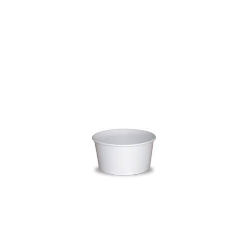 5 oz Plain White Ice-cream paper cups- Sleeve of 50