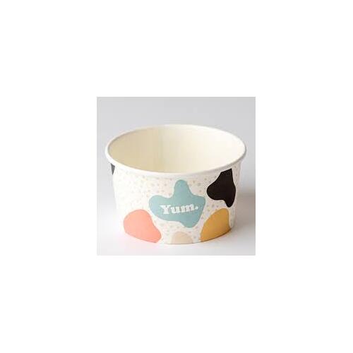 8oz Printed Ice-cream paper cups- Sleeve of 50