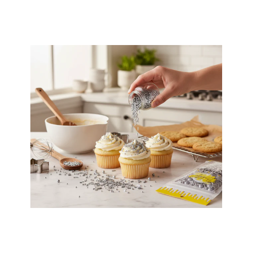 Mixed Sprinkles Silver (Gluten Free) 56g